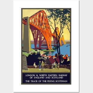 England and Scotland Railway Posters and Art